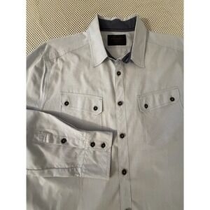 BUCKLE Outpost Makers Long Sleeve Shirt Mens Size L Collared Button Down Hipster